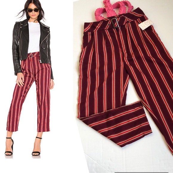 Free People Pants - Free People Seemed Like Stripe Pant in Mustard